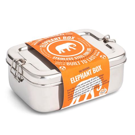 elephant box steel lunchbox|elephant lunchbox.